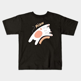 Cat Miaw Kids T-Shirt